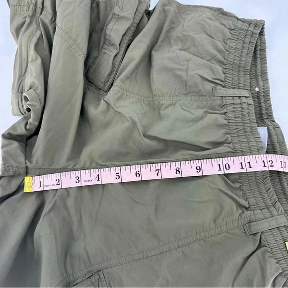 Columbia UPF 50 Aruba III quick dry zip off convertible pants sage color - Picture 10 of 13